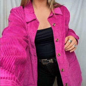 Pink Corduroy Jacket